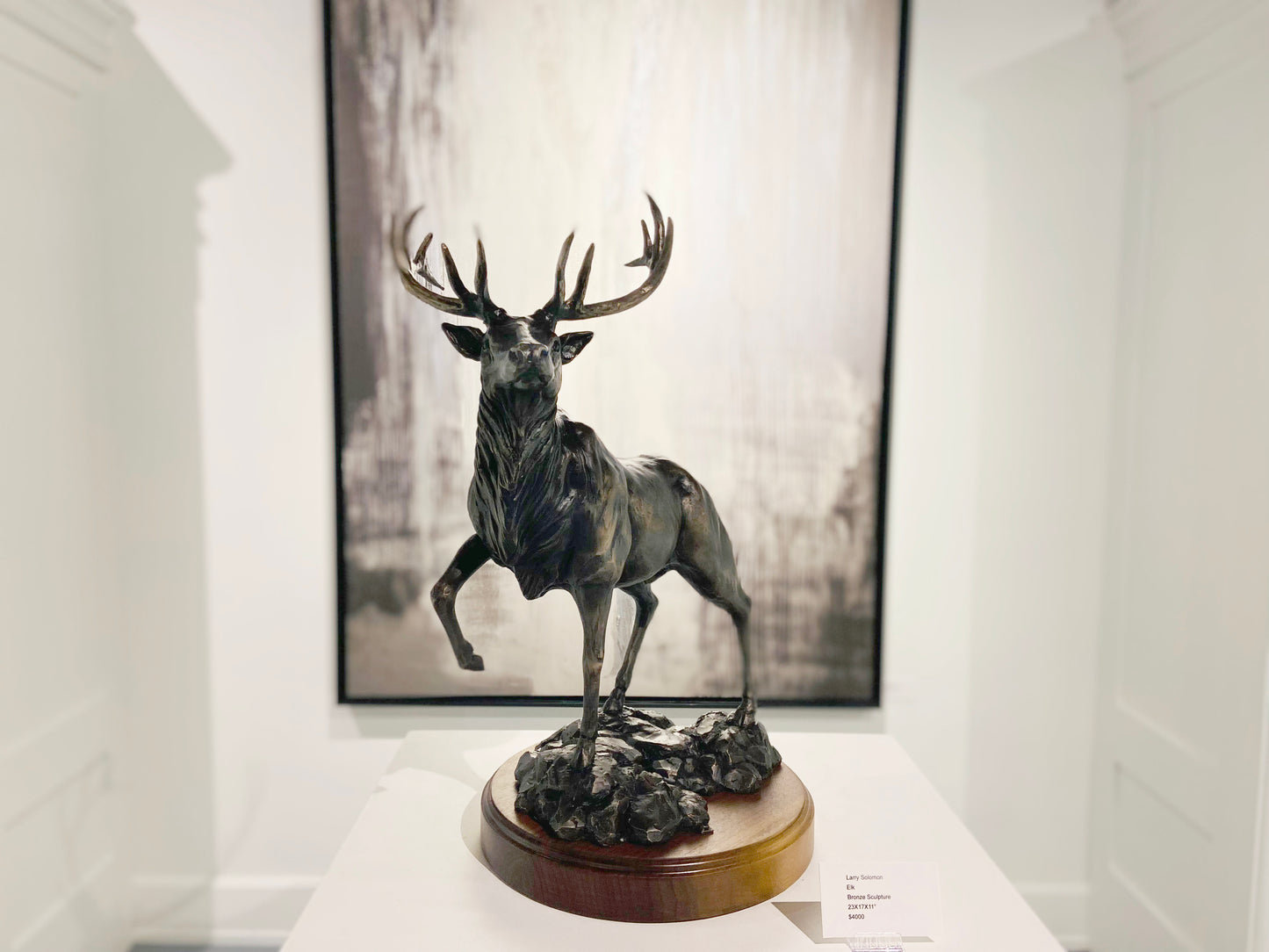 Bronze Elk Sculpture