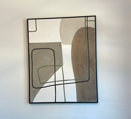 Abstract Modern Painting Framed